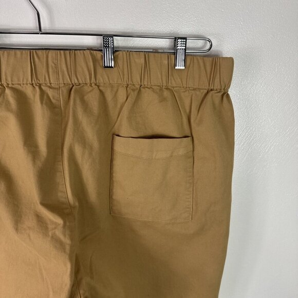 J.Crew Women's Plus 3X Pullon Wide Leg Stretch Pants Camel Tan EUC Inseam 27" - Picture 4 of 10